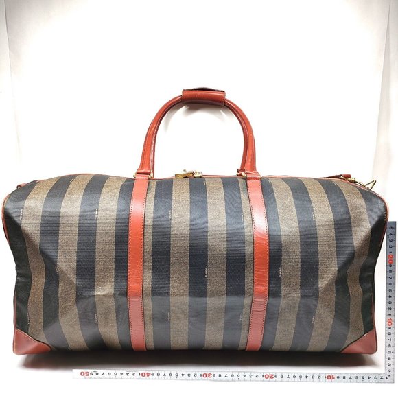 Fendi Boston Bag Brown PVC 3214670 - Picture 2 of 9